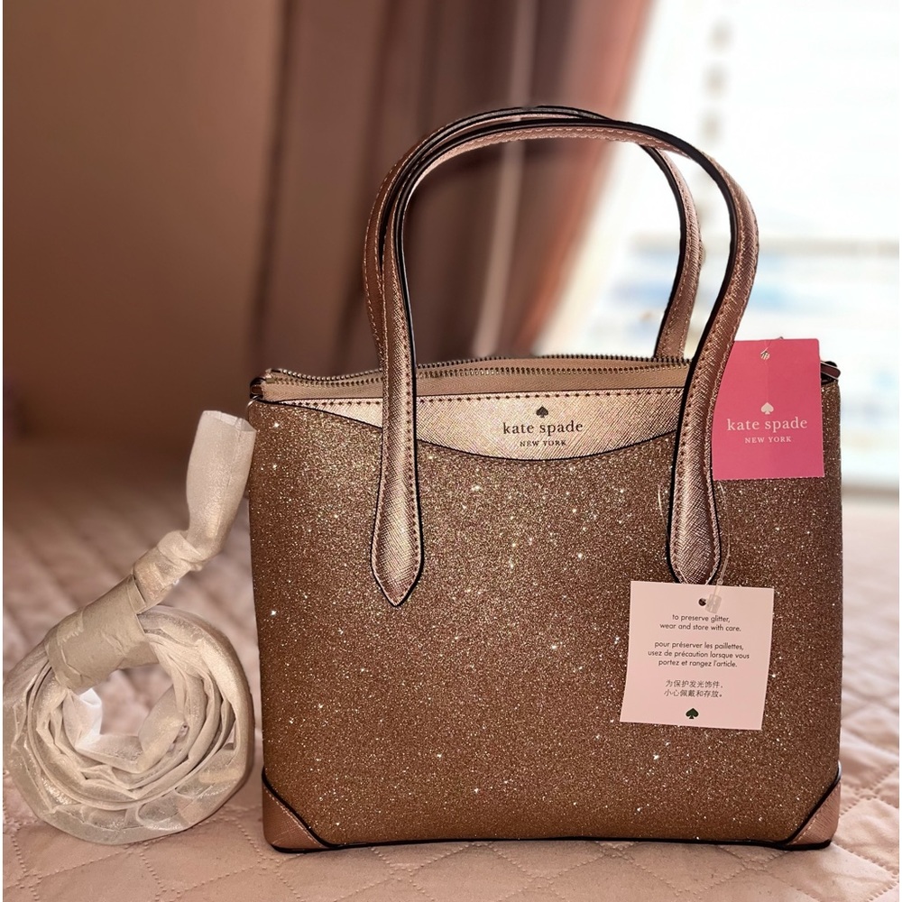 Authentic Kate Spade Rose Gold Satchel Purse